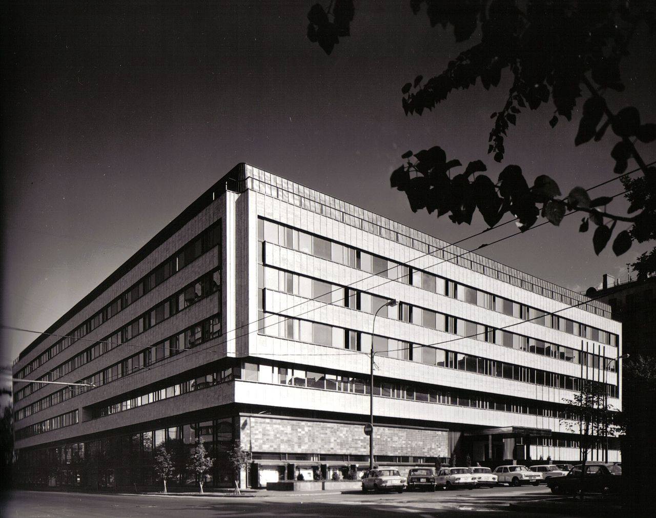 Bývalé  Československé obchodné zastupiteľstvo v Moskve (1975).