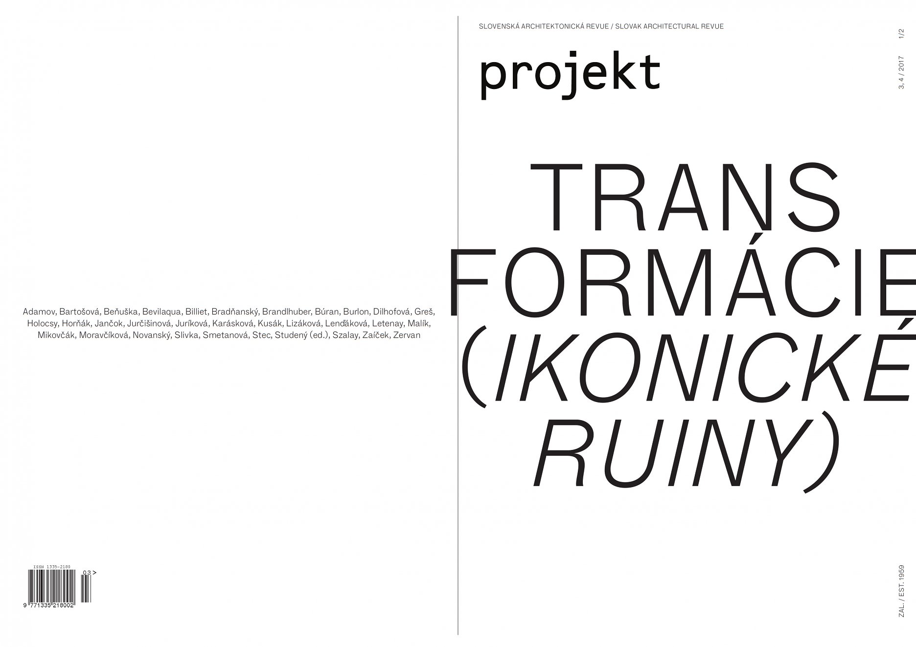 Projekt 3,4/2017 Transformácie (Ikonické ruiny) - textová časť