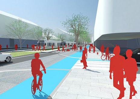 Integrácia a spolužitie rôznych druhov dopravy v meste - inšpirácie z Brna