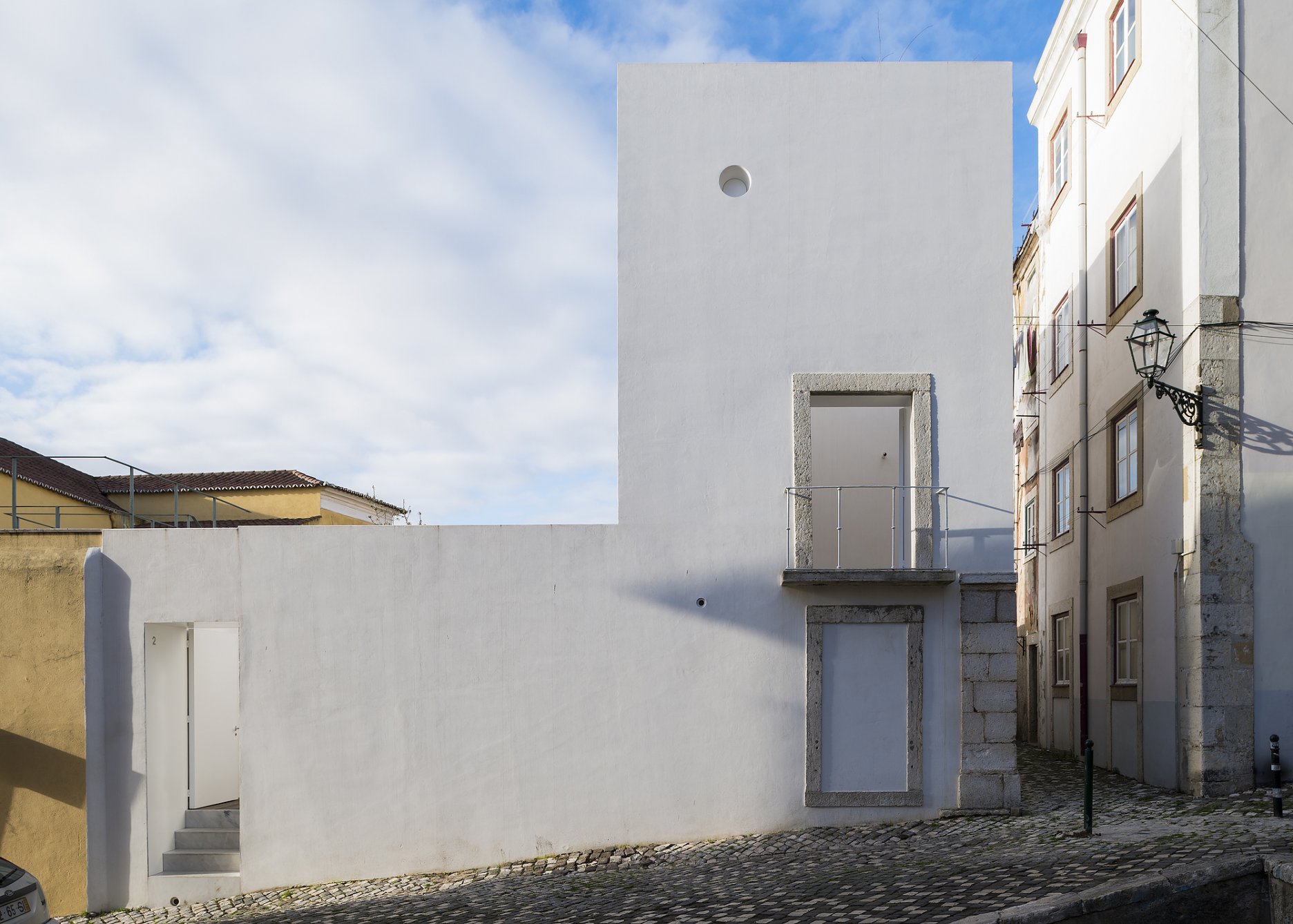Dom v štvrti Alfama, Lisabon, Portugalsko