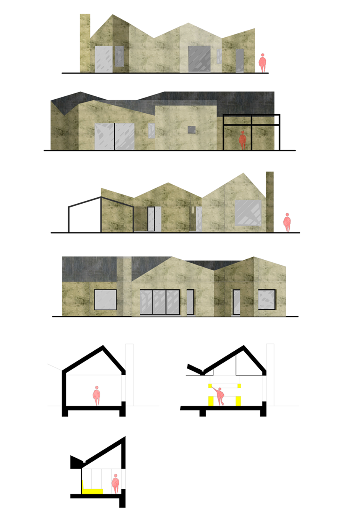 Pohľady a rezy kľúčovými priestormi