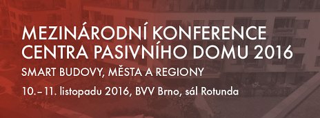 Mezinárodní konference Centra pasivního domu 2016
