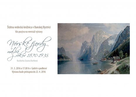 Nórske fjordy: maľba z rokov 1870 - 1935