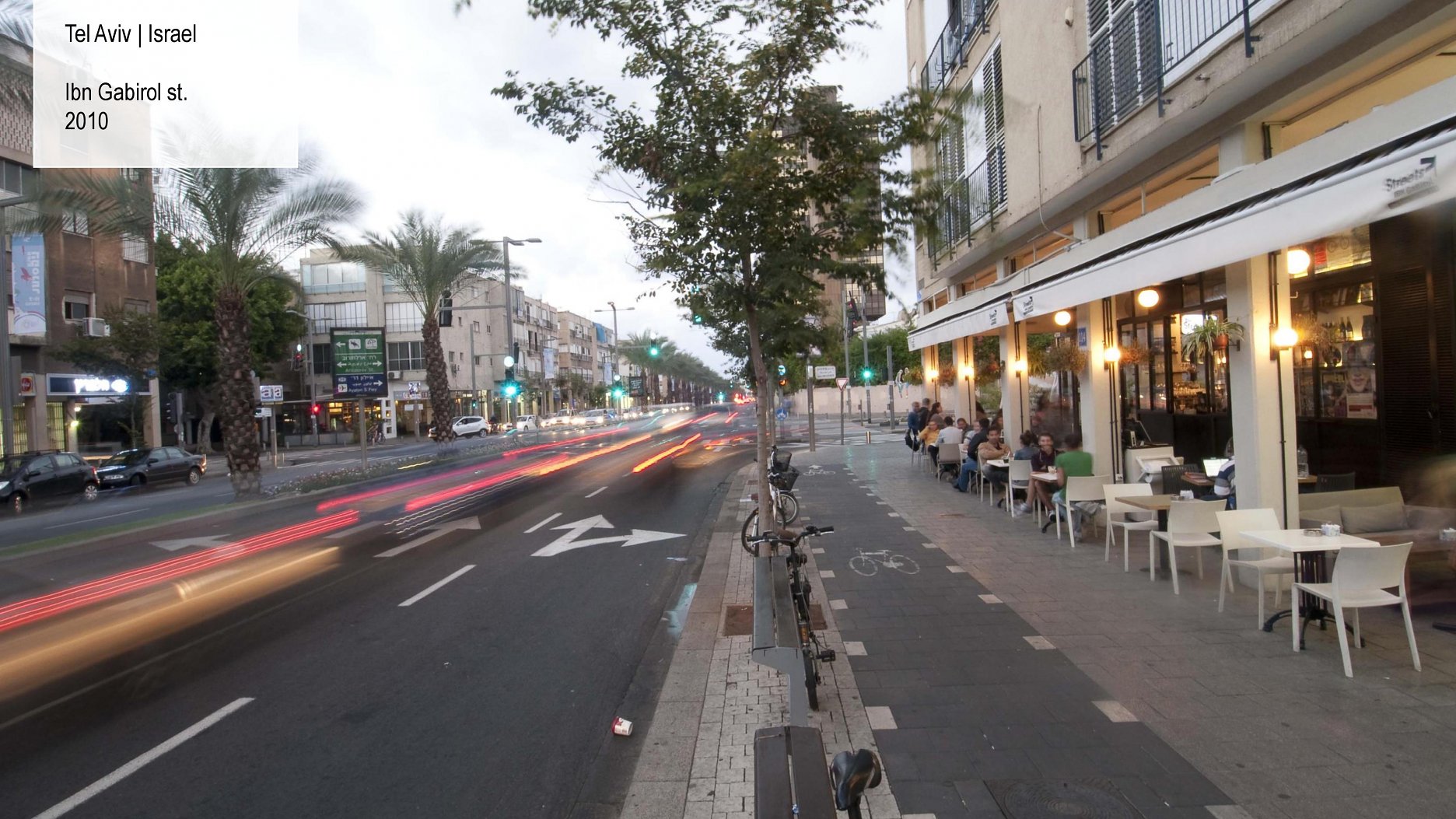 Ulice Ibn Gabirol Tel Aviv Izrael