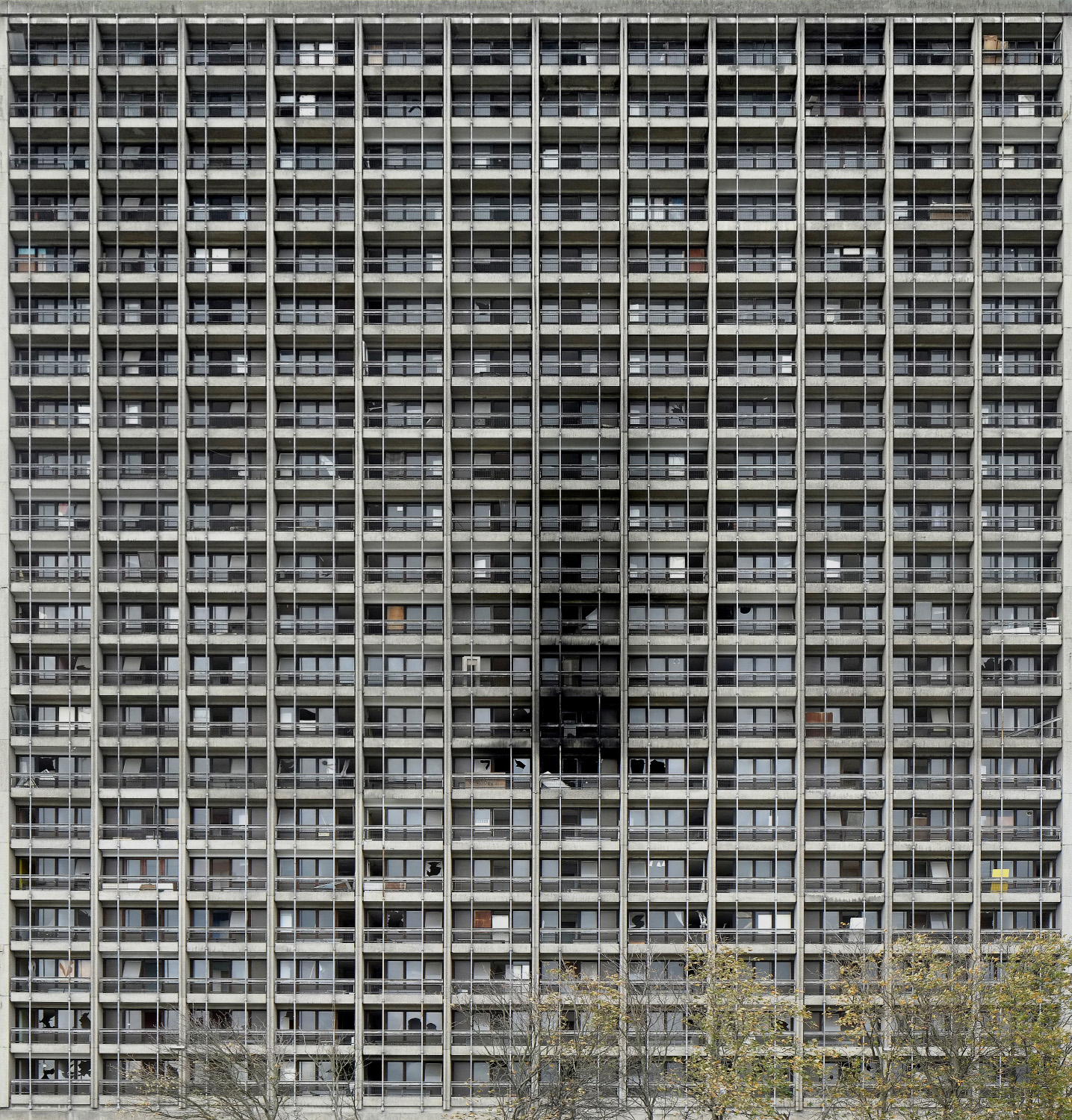 Smoking Area, Public Housing Complex, Liège, Belgium, 2014 