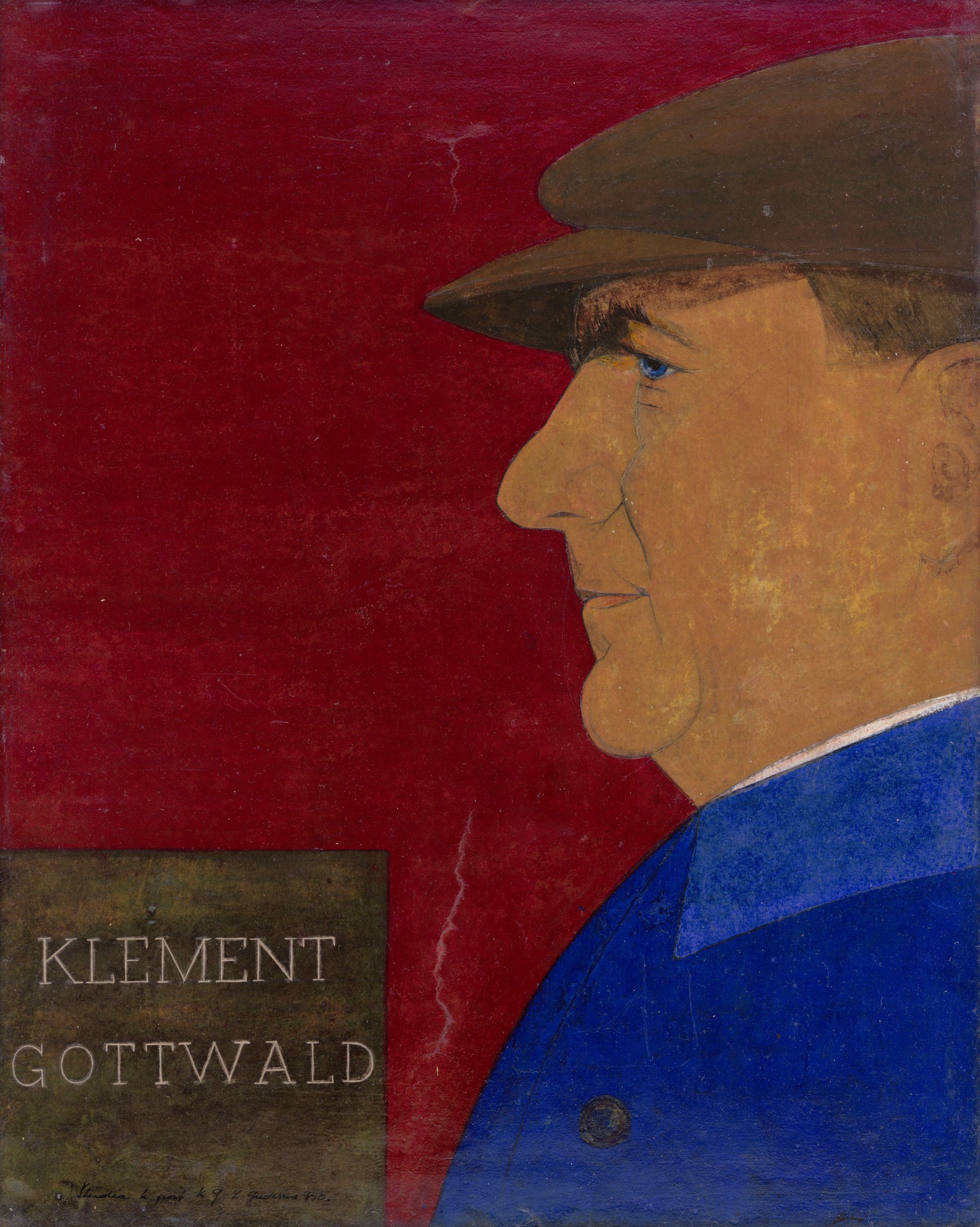 Ladislav Guderna: Klement Gottwald. 1950. SNG, Bratislava