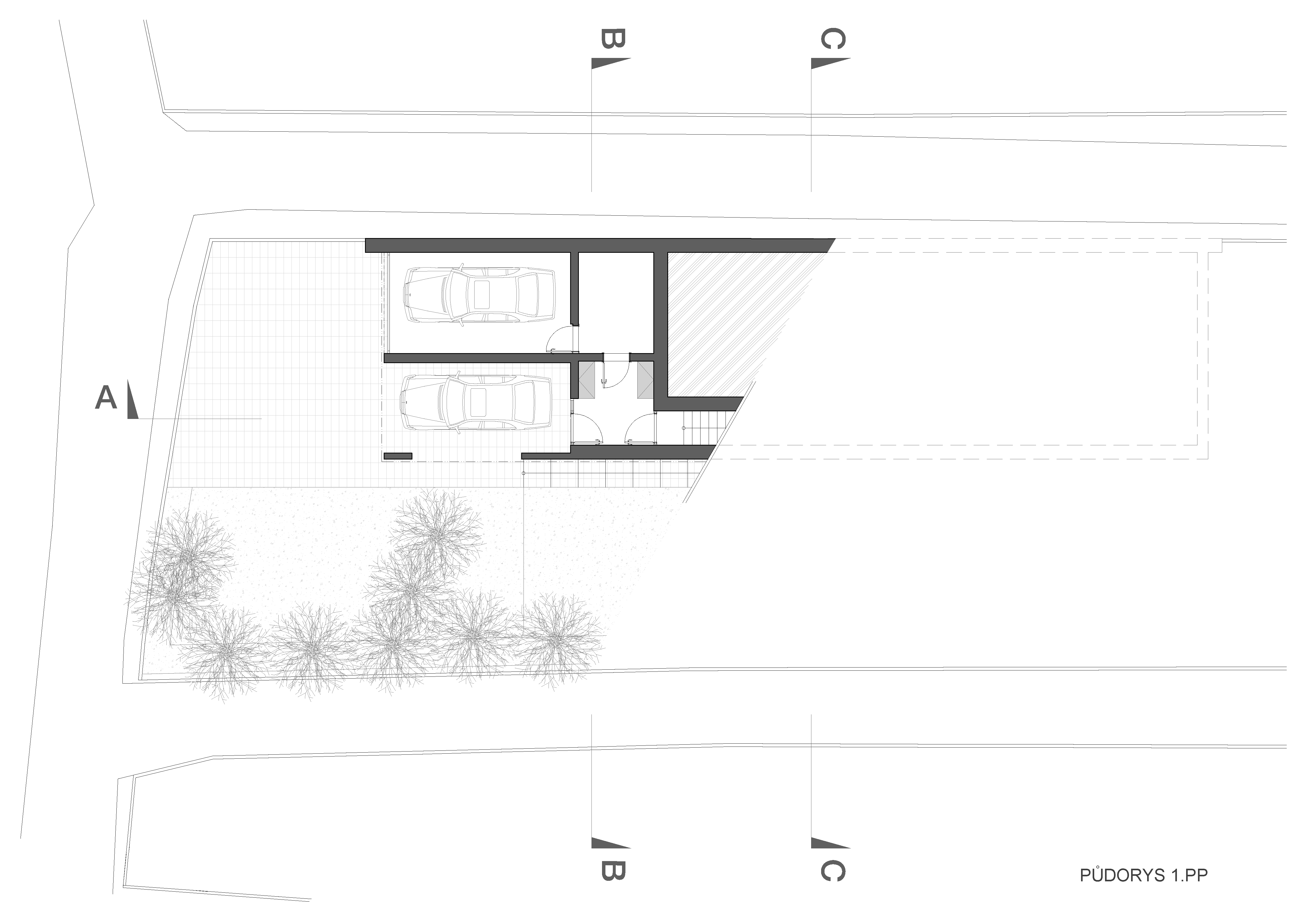 Pôdorys 1.PP