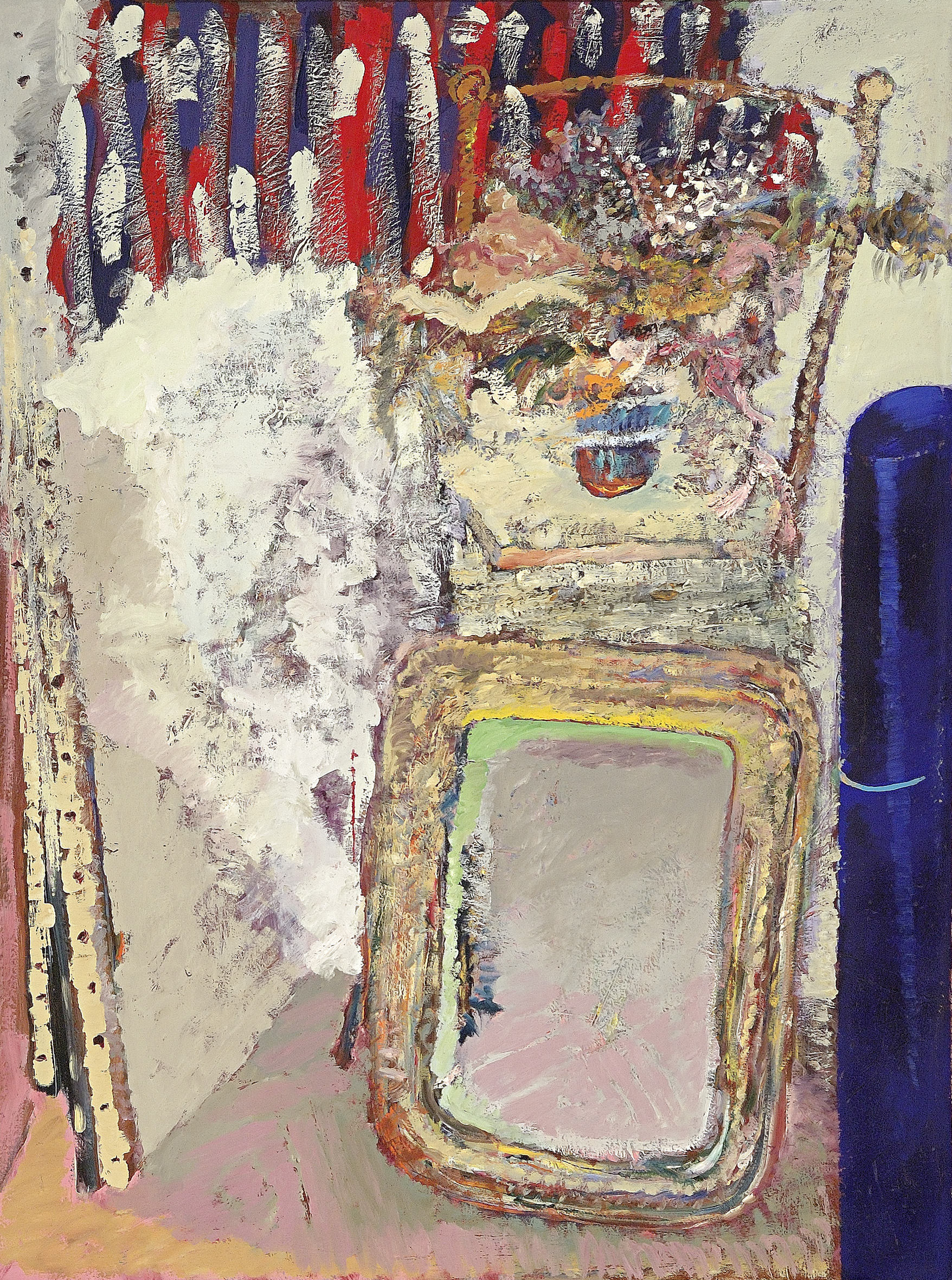 Ján Berger: Zátišie so zrkadlom / Still Life with Mirror. 1974 – 1985. Olej na plátne / oil on canvas, 100 × 75 cm. Slovenská národná galéria, Bratislava