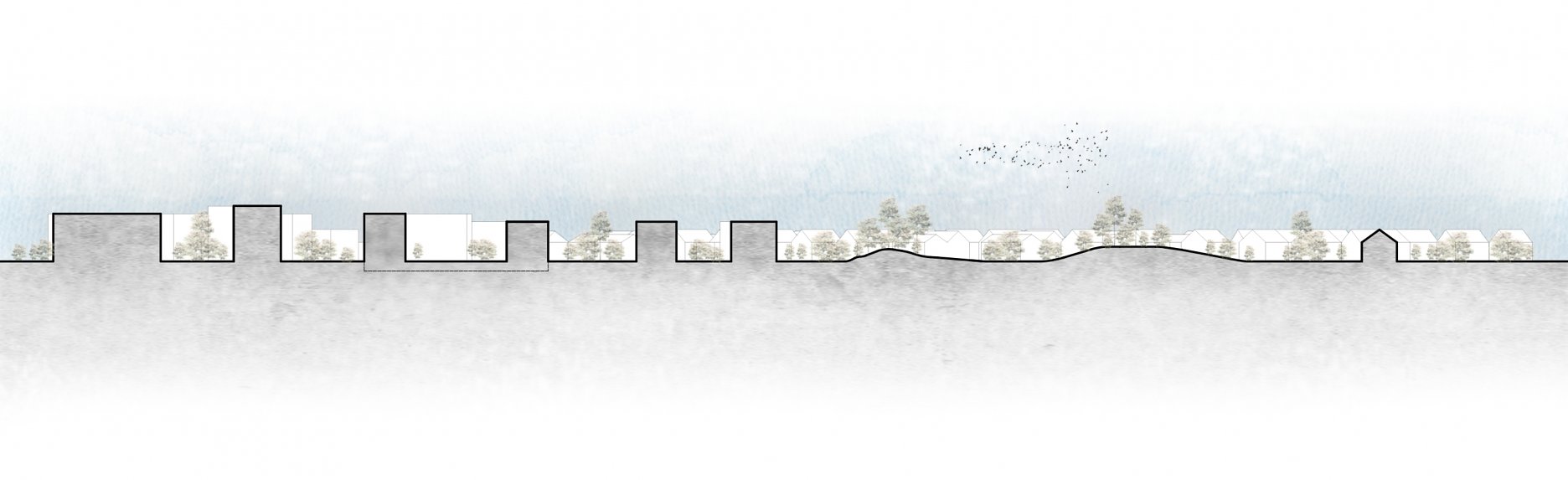 Rez územím - návrh