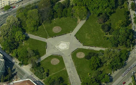 Park na Moravském náměstí v Brně