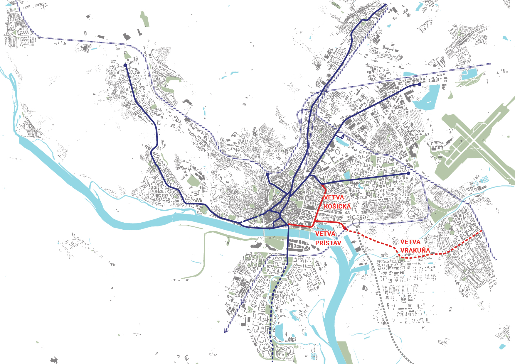 Možnosť rozšírenia trasy do Vrakune
