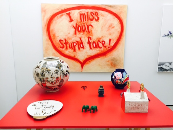 Installation of works by Kang Jun Young at the booth of Atelier Aki Photo: Lorena Muñoz-Alonso