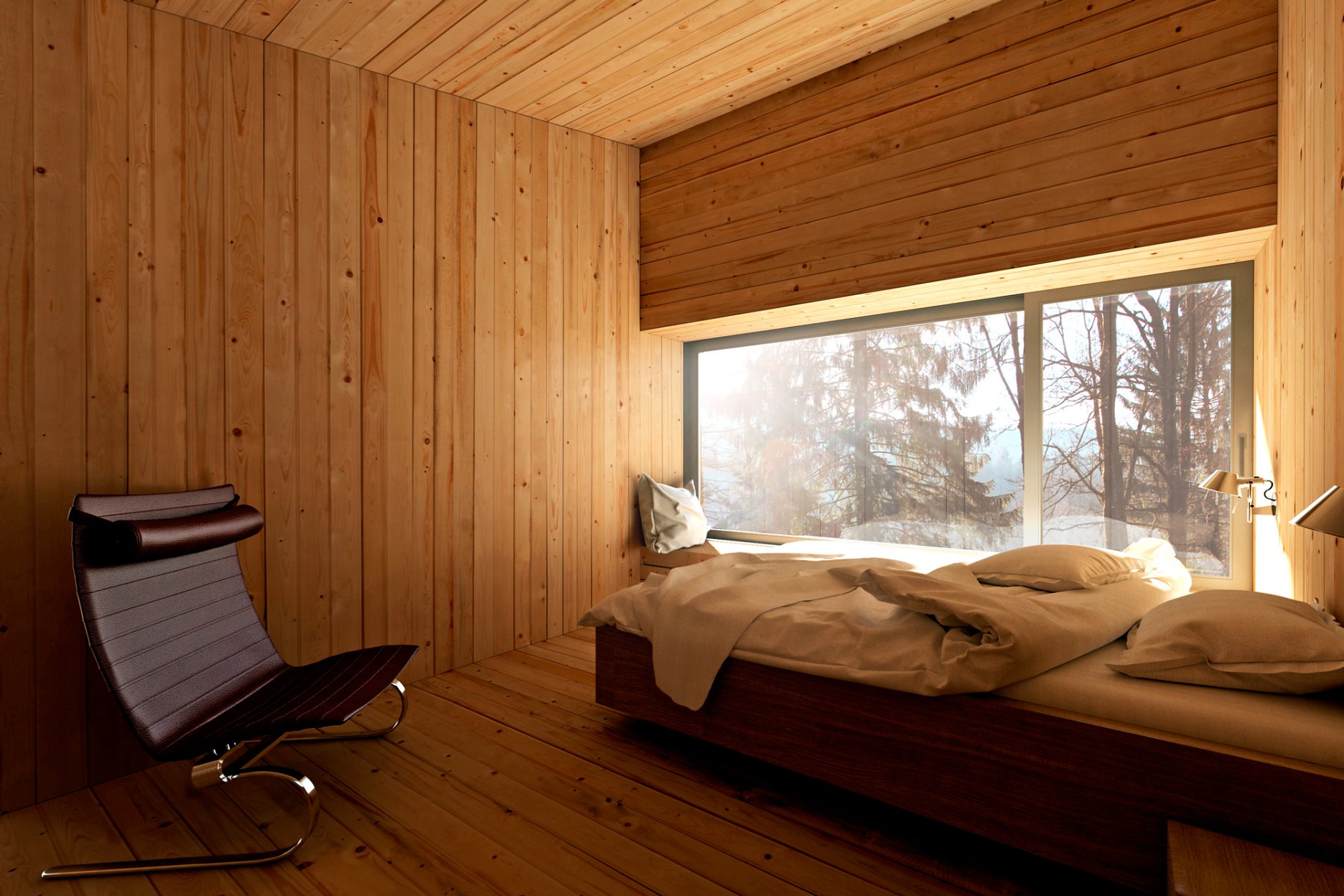 Spálňa na poschodí