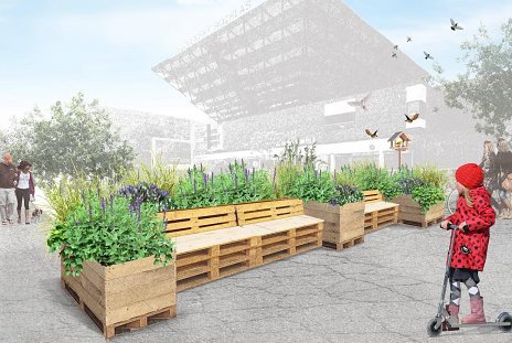 30. SpotFix - parklet pri Rozhlase