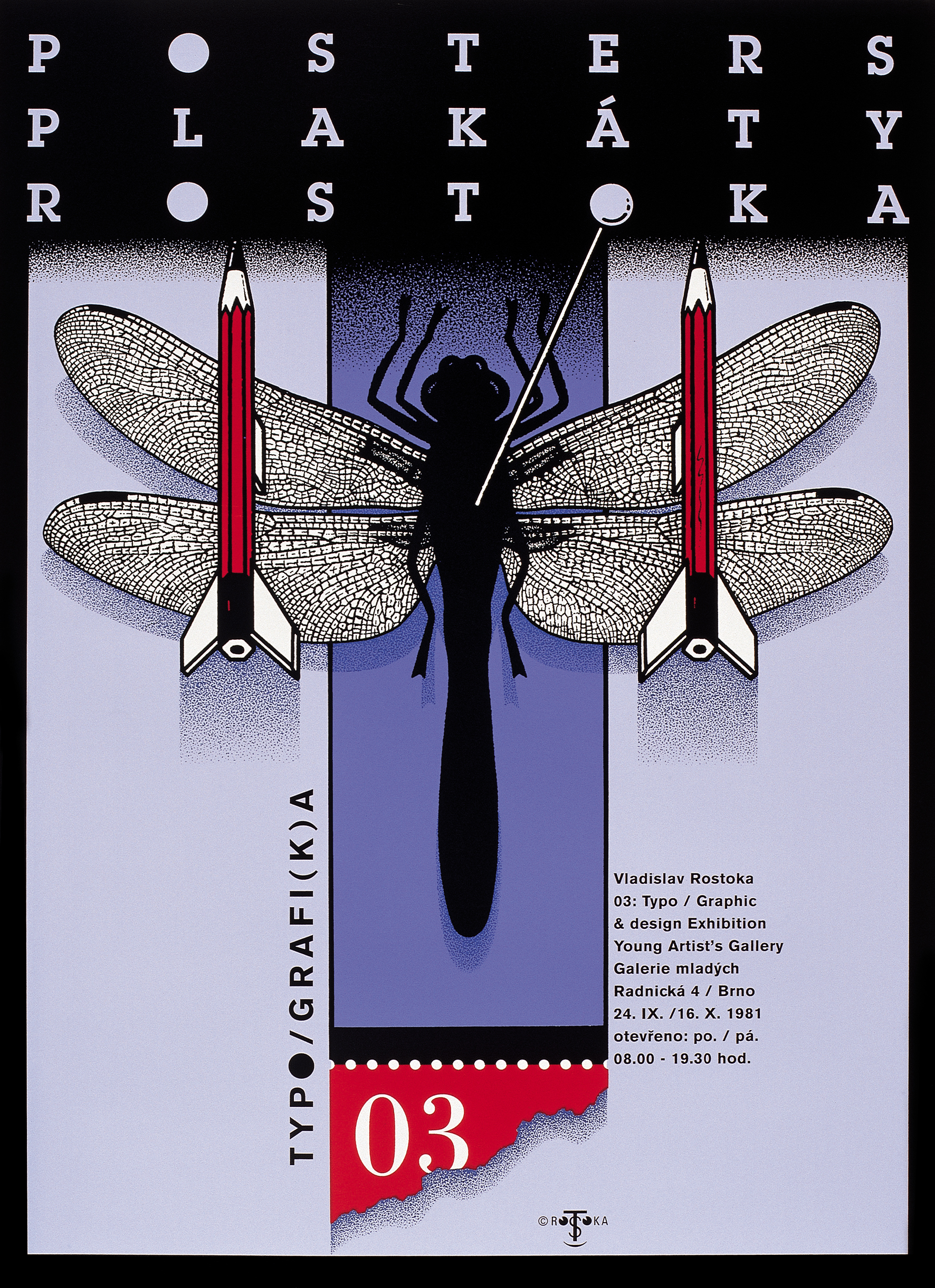 Výstavný plagát Posters – plagáty – Rostoka, 1981