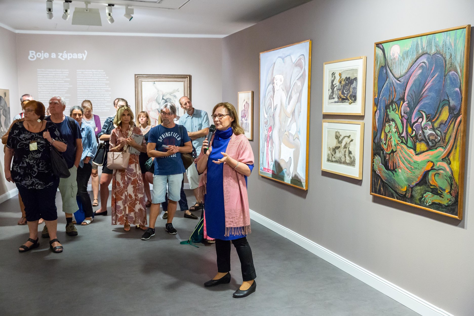 Kurátorka Katarína Bajcurová