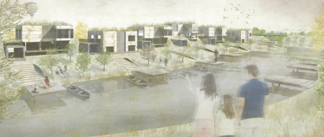 Návrh bývania v mestskej časti "Krasny dvor" Brest, BIielorusko - diplomová práca