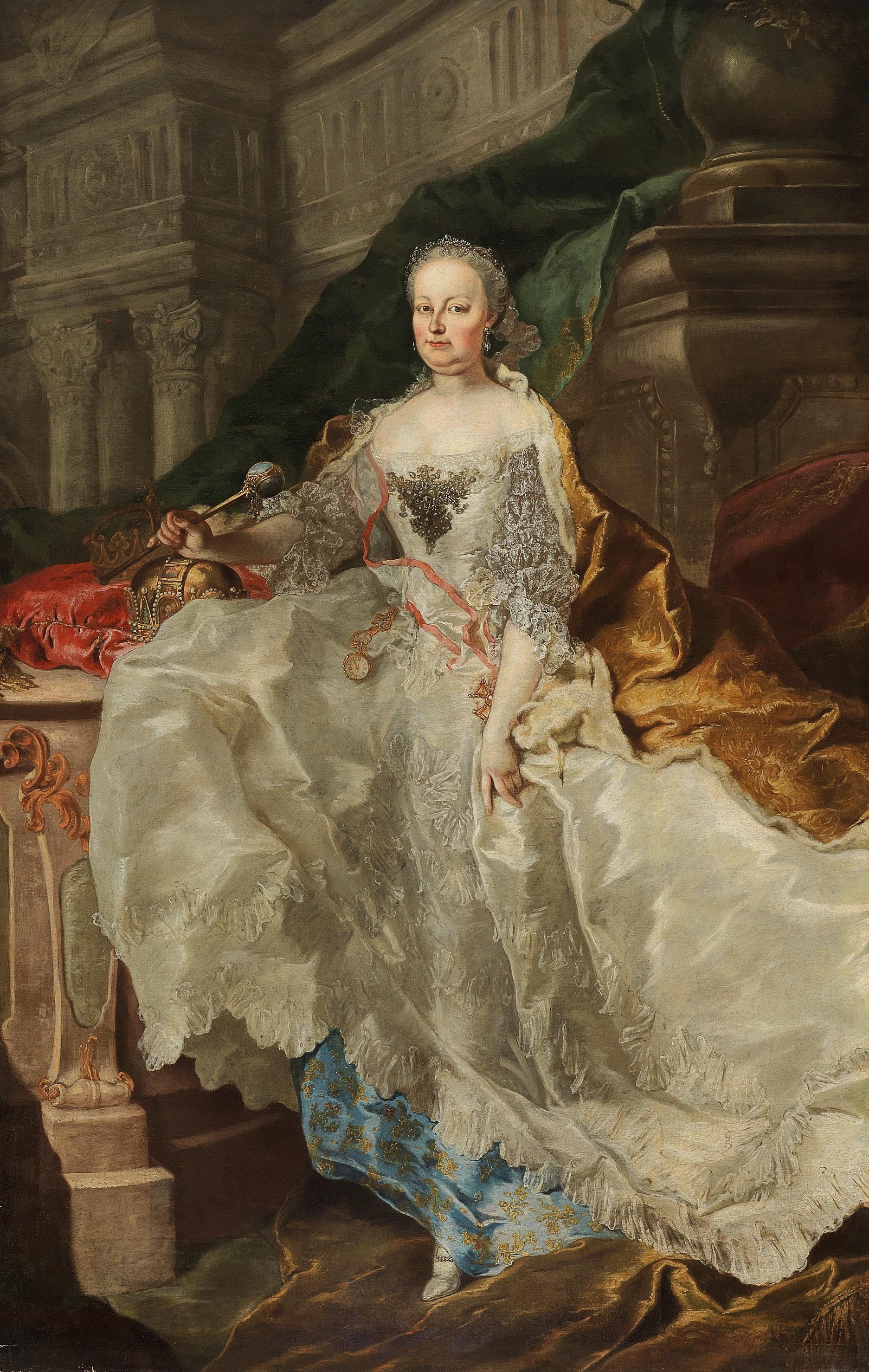 Franz Anton Palko: Portrét cisárovnej Márie Terézie. 1765 – 1766.