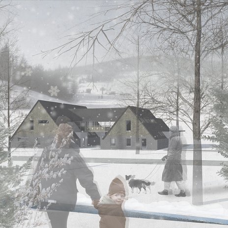 Interpretácia prvkov tradičnej lokálnej architektúry pomocou súčasných trendov na príklade údolnej lyžiarskej stanice v Zuberci