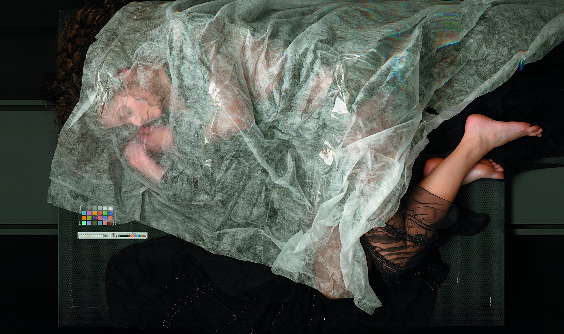 Z autorského projektu Jakuba Gulyása pre magazín 365°. Scan živej modelky v odeve od návrhára Borisa Hanečku s tímom sng.lab a skenerom Cruse