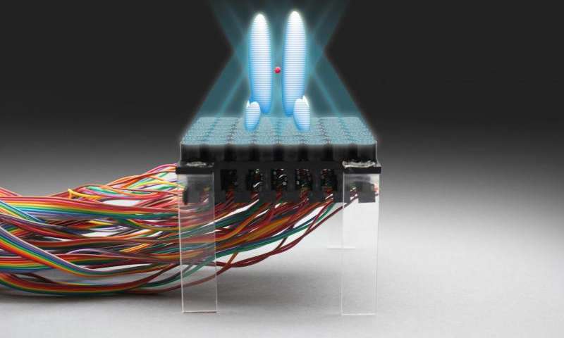 Vizualizácia "akustického hologramu"