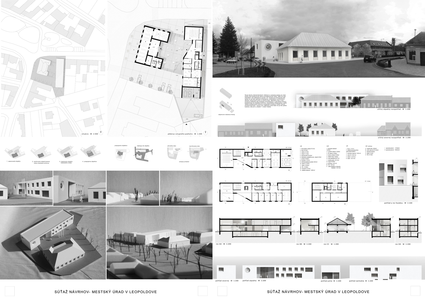 Nový mestský úrad - víťazný návrh ateliéru zerozero