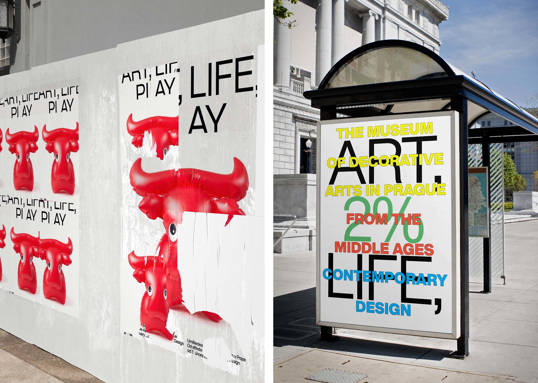 Hlavným poznávacím znakom identity stálej zbierky je súslovie „ART, LIFE,”