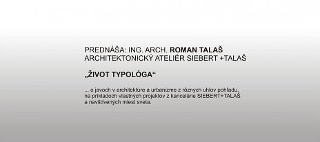 Prednáška: Život typológa