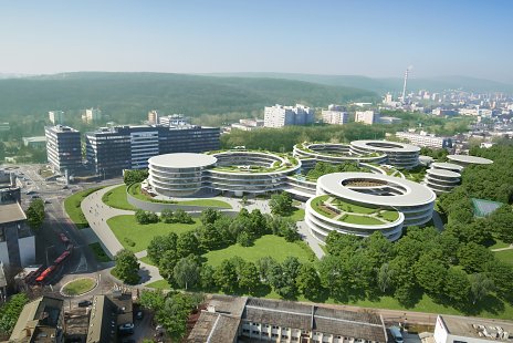 Návrh campusu spoločnosti ESET v Bratislave