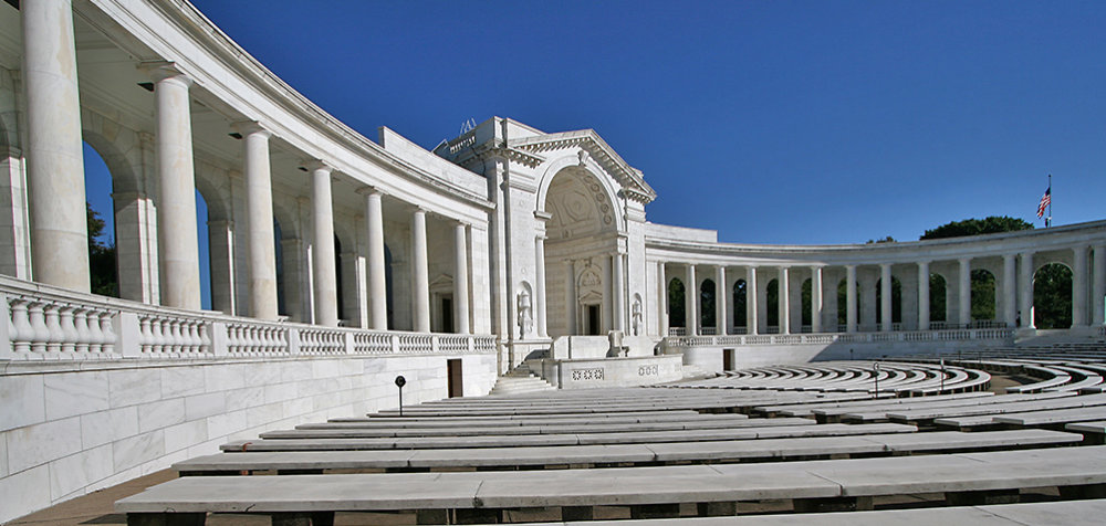 Amfiteáter Národného cintorína Arlington, Virgínia, USA. Foto – Steve/wikimedia.