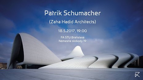 Prednáška Patrika Schumachera (Zaha Hadid Architects) v Bratislave