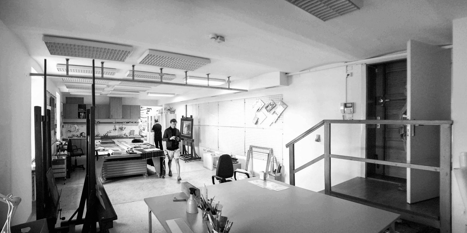 Interiér reštaurátorských dielní