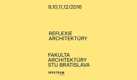Prezentácia publikácie REFLEXIE ARCHITEKTÚRY