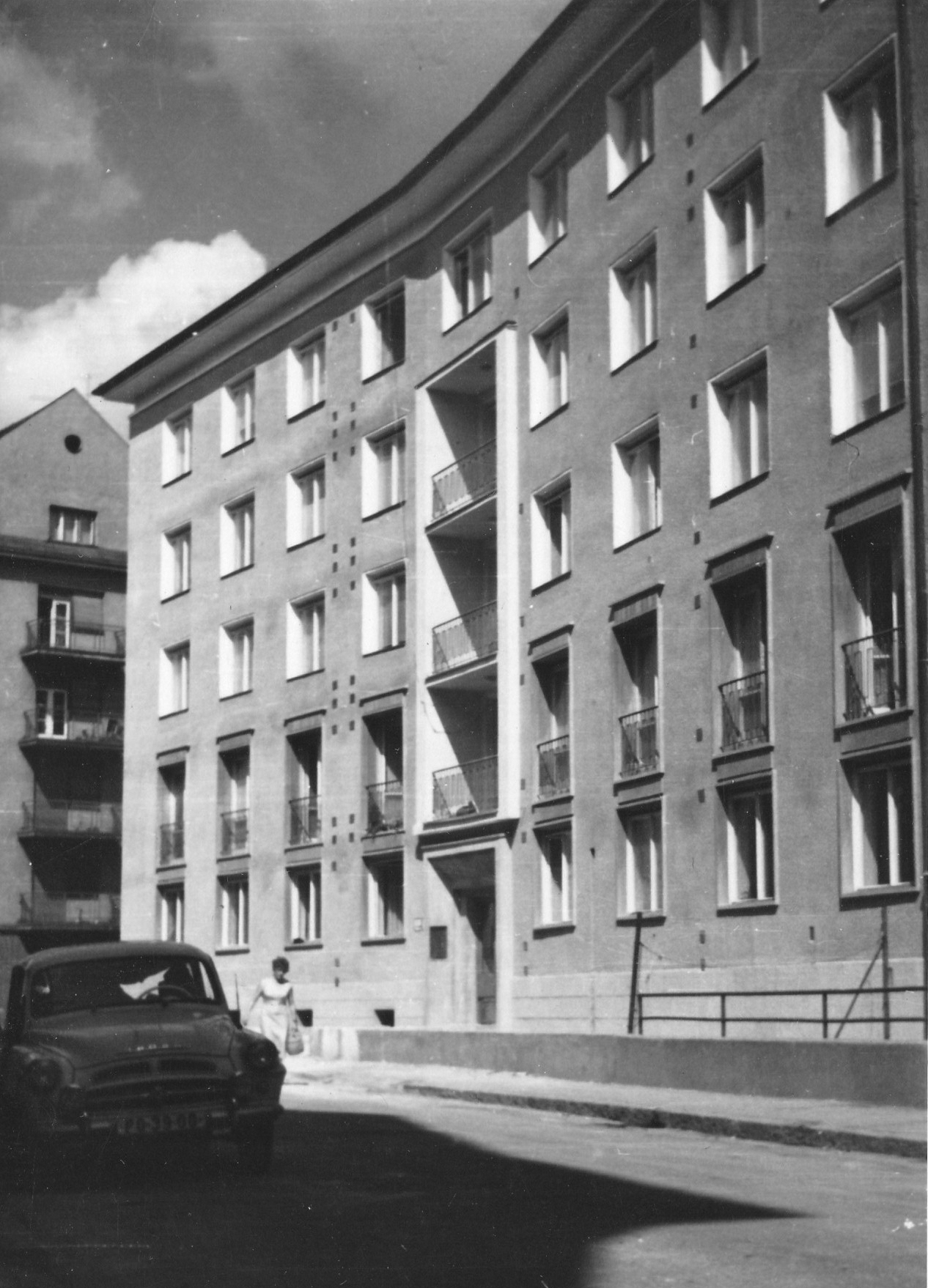 Bytový dom zamestnancov SAV, Belehradská ulica, Bratislava, Mária Krukovská, 1958