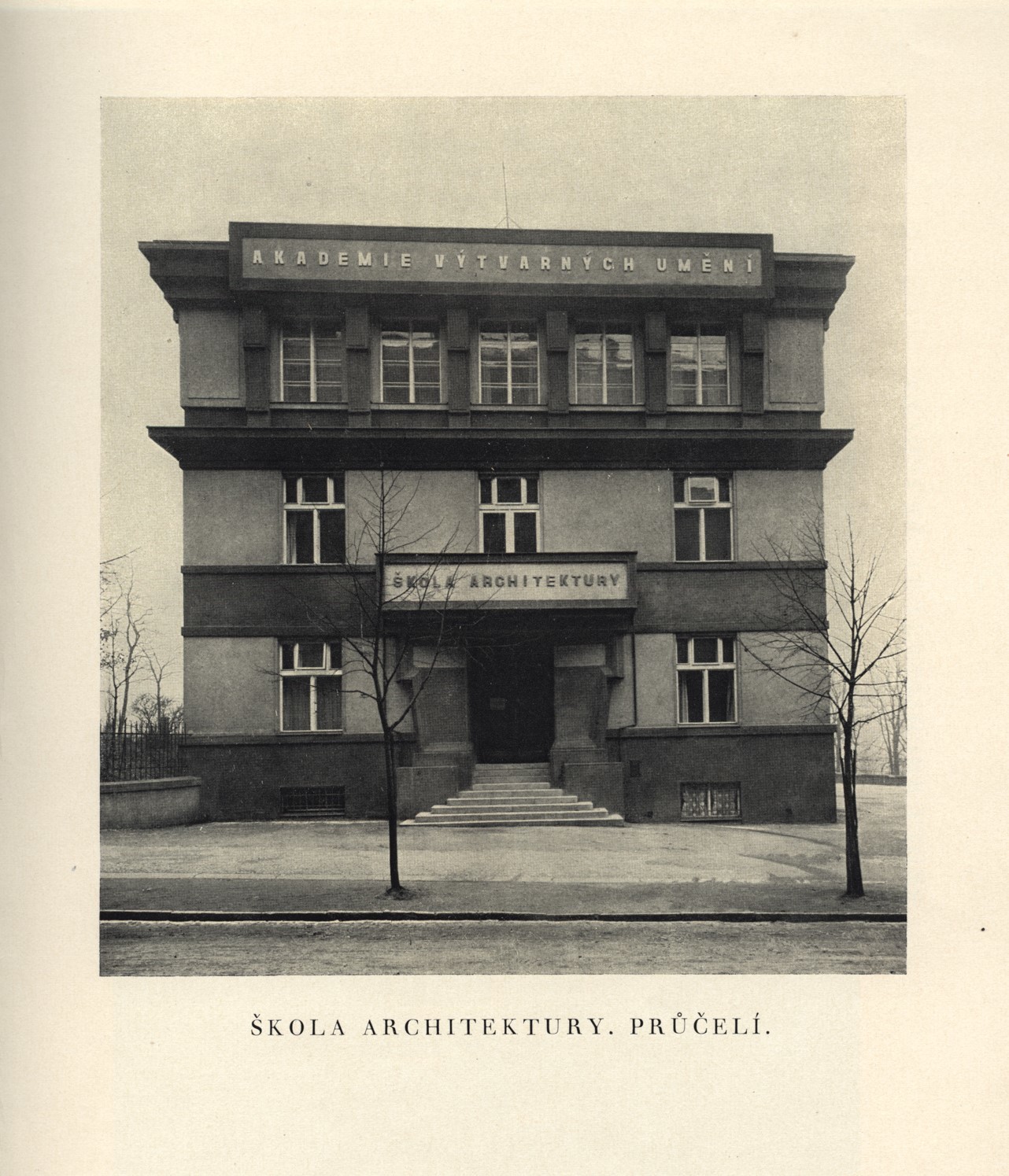 Škola architektúry - priečelie