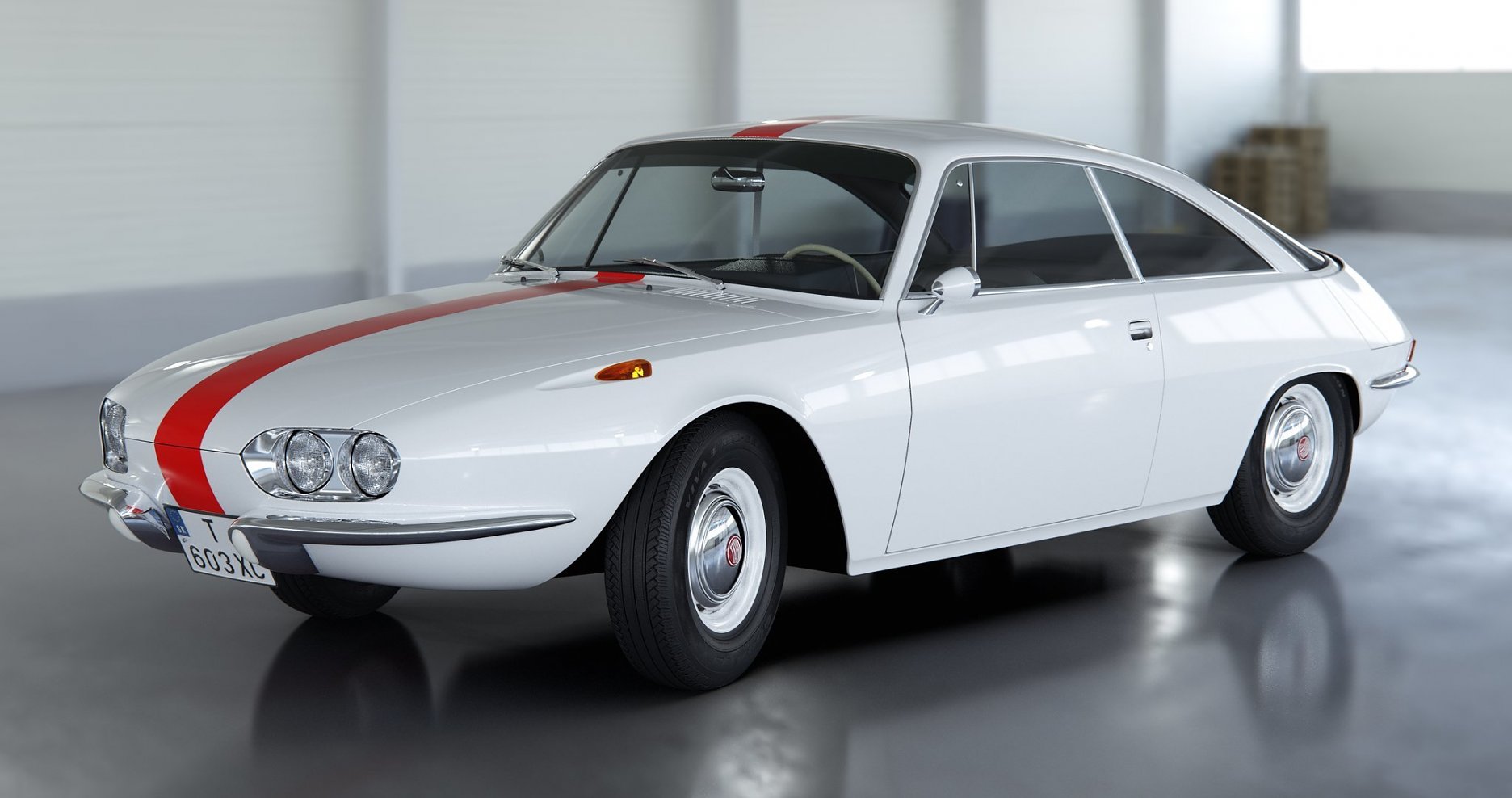 Fyzický model Tatra 603X Coupé v Slovenskom múzeu dizajnu