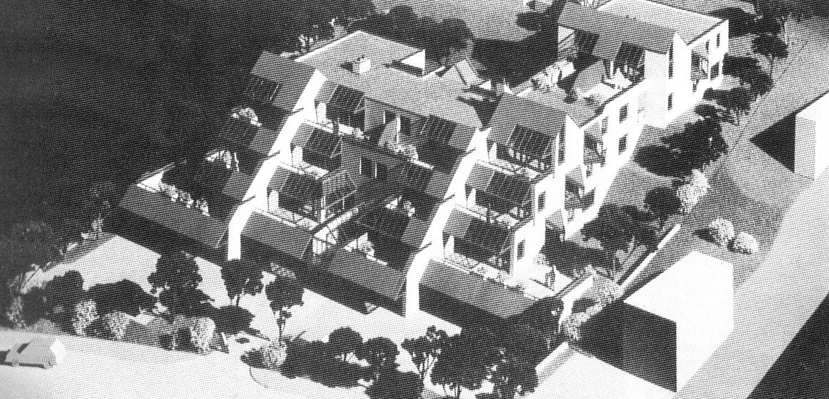 Terasové domy Shaffhausen - model (1987 -1988)