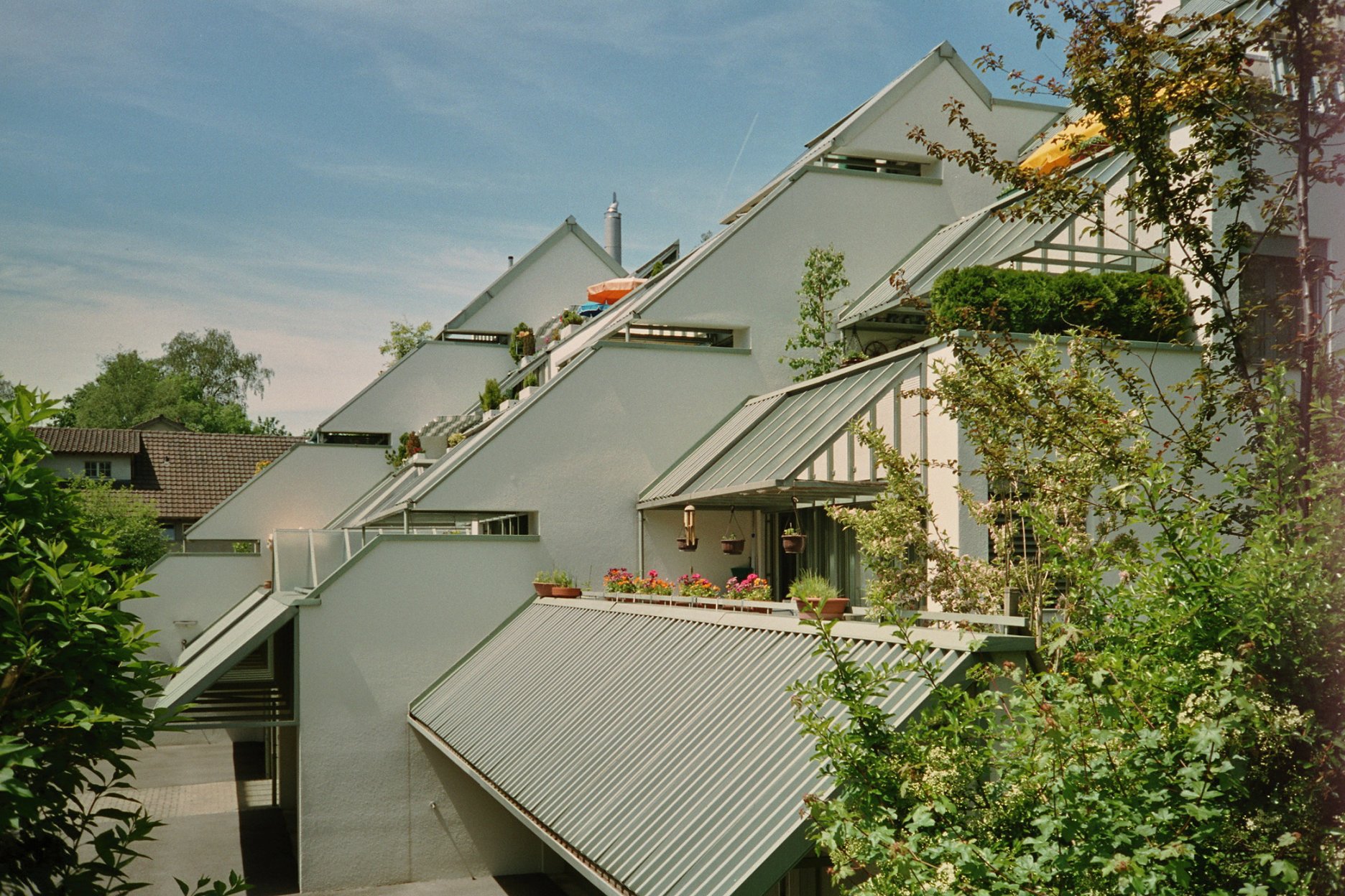 Terasové domy Shaffhausen (1987 -1988)