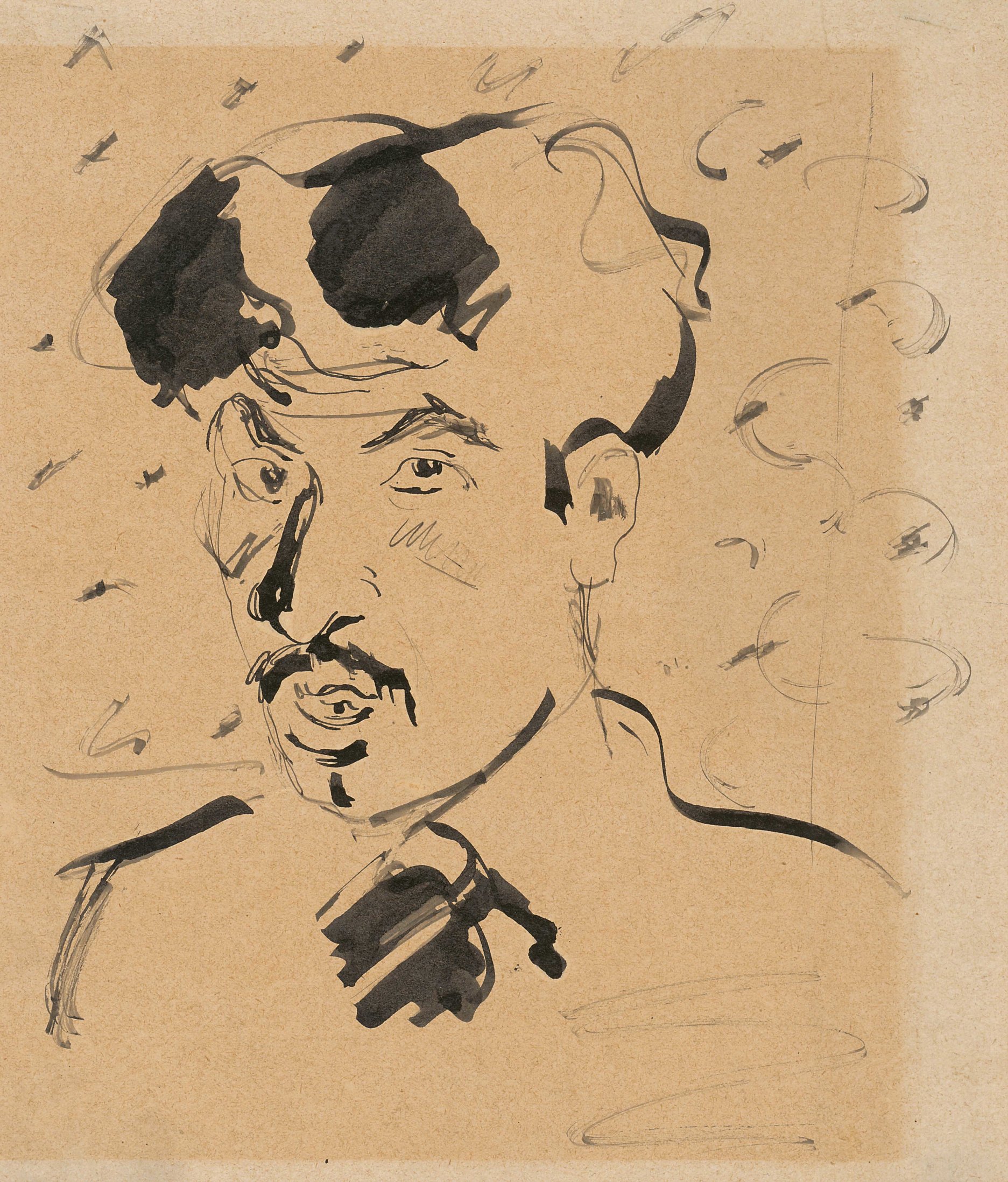 Cyprián Majerník: Autoportrét. 1932.