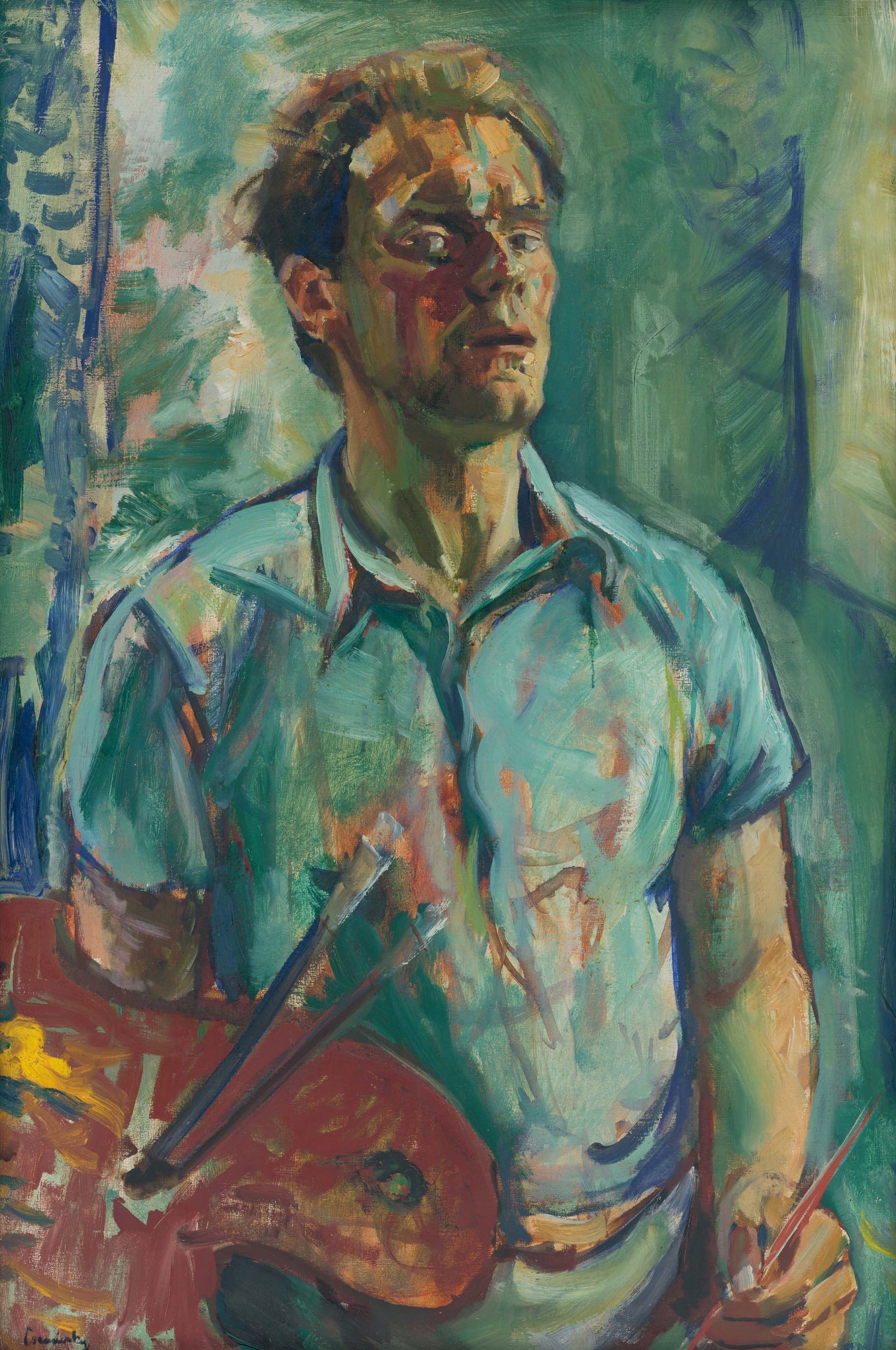 Ladislav Čemický: Autoportrét. 1940.
