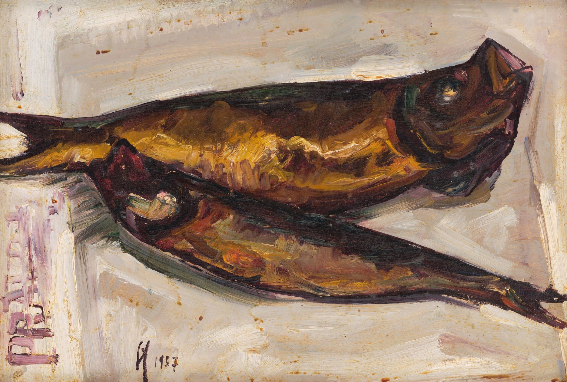 František Studený: Tlstý a chudý údenáč. 1957.