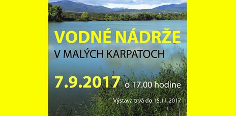 Vodné nádrže v Malých Karpatoch