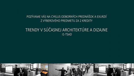 Trendy v súčasnej architektúre a dizajne