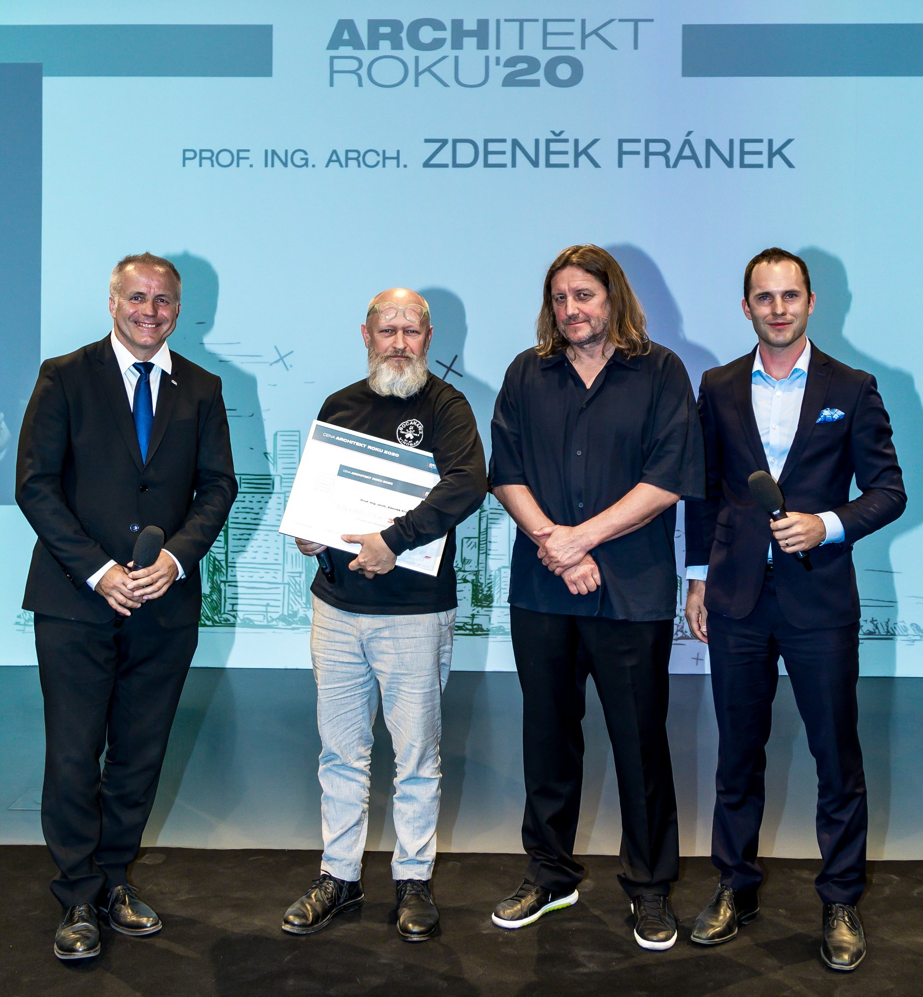 Architekt Zdeněk Fránek prinpreberaní ceny