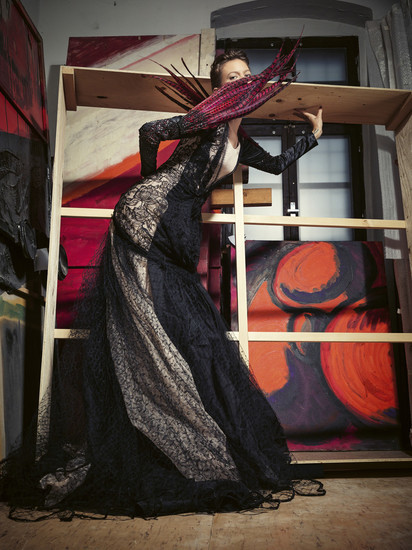 Boris Hanečka: Spoločenské šaty. 2014. SNG, Bratislava. Foto: Martin Deko (SNG)