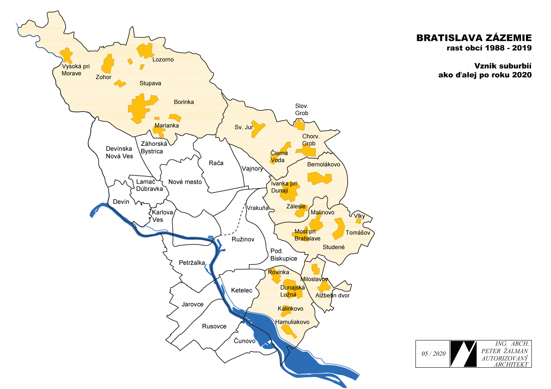 Obálka: Bratislava a zázemie mesta