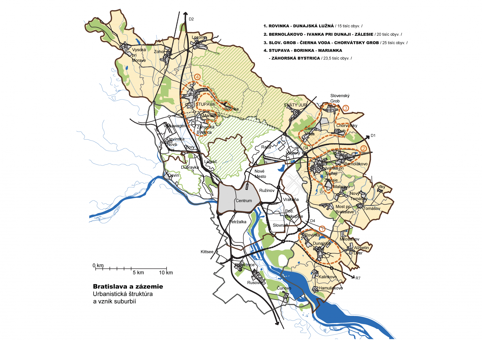 2. Zeleň v Bratislave a zázemí