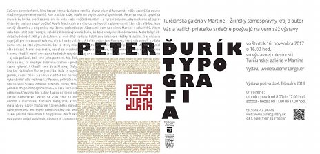 Peter Ďurík - Typografia