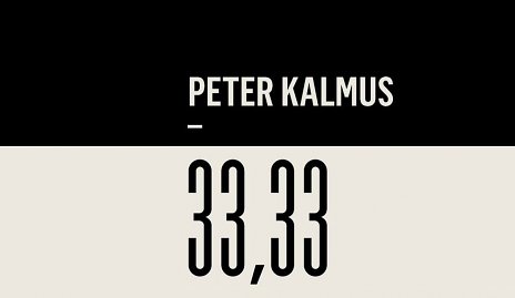 Peter Kalmus 33,33