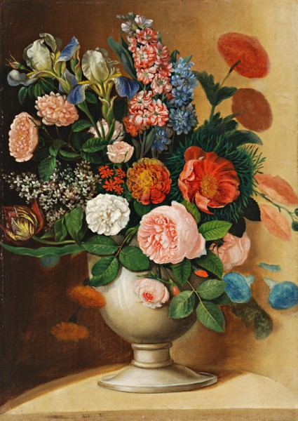 Ignác Klimkovič, Váza so záhradnými kvetmi 1840 – 1853
